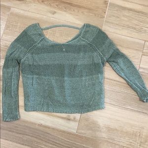 Free People Cropped Sweater